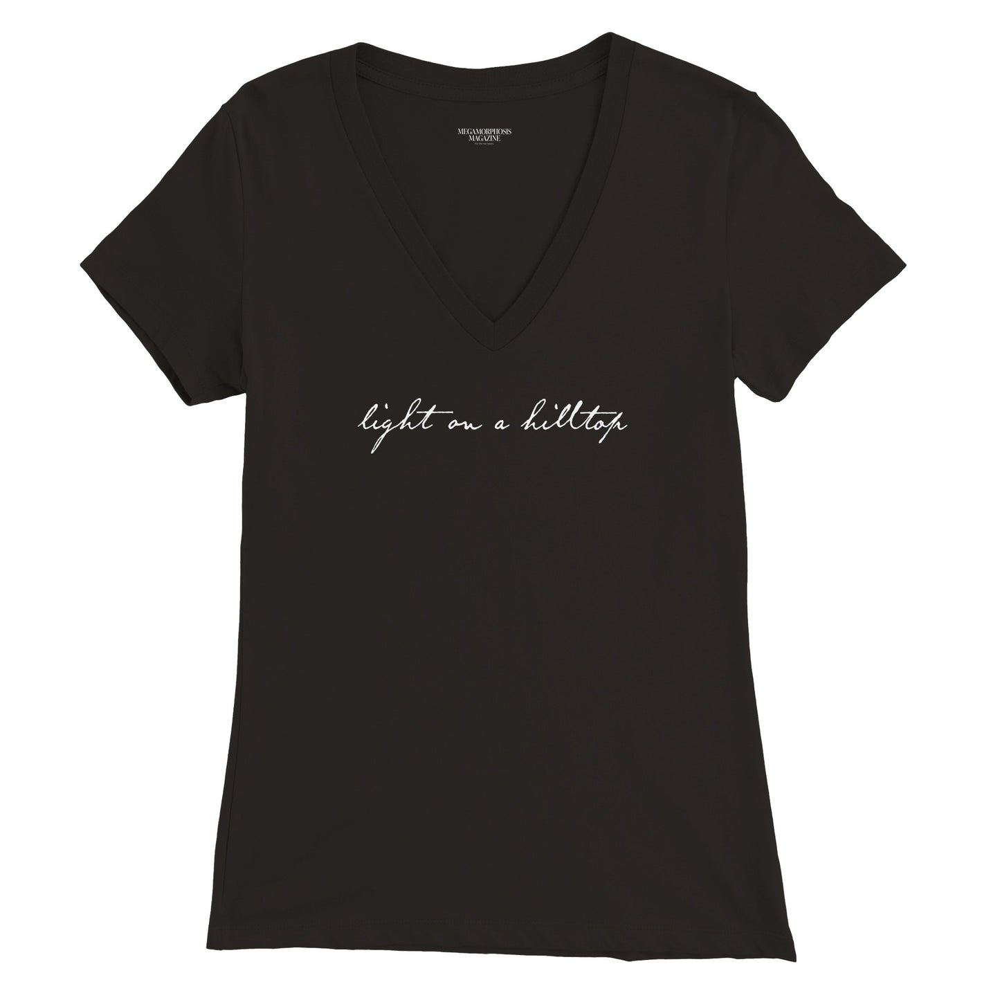 Light on a Hilltop  -  Women's V-Neck T-shirt